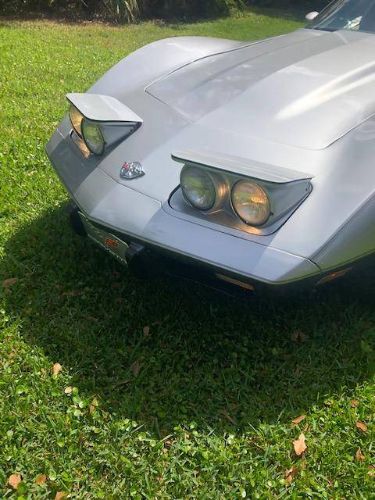 Chevrolet-Corvette-1978-Silver-Burgundy