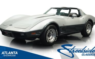Chevrolet-Corvette-1978-Silver-Metallic-Black-3