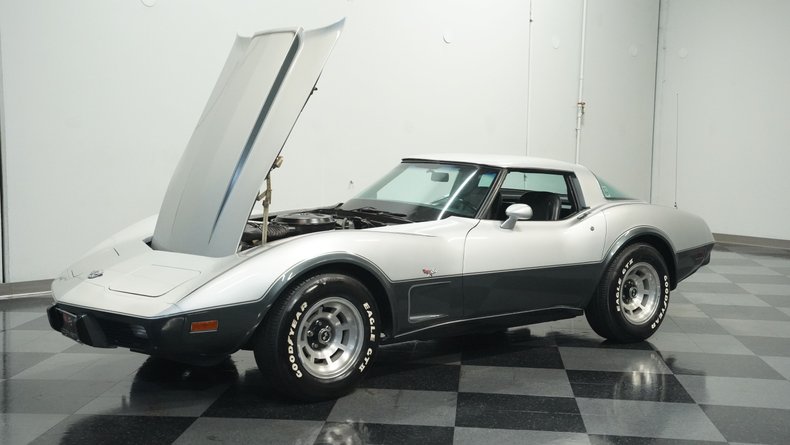 Chevrolet-Corvette-1978-Silver-Metallic-Black-41