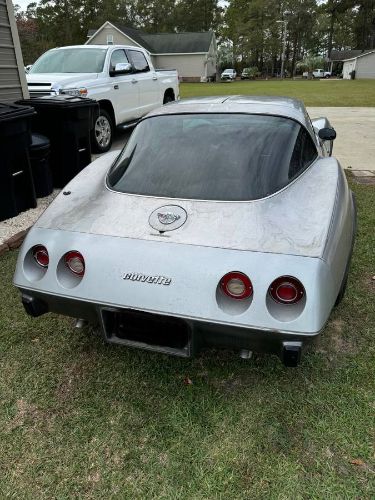 Chevrolet-Corvette-1978-Silver-Red-1