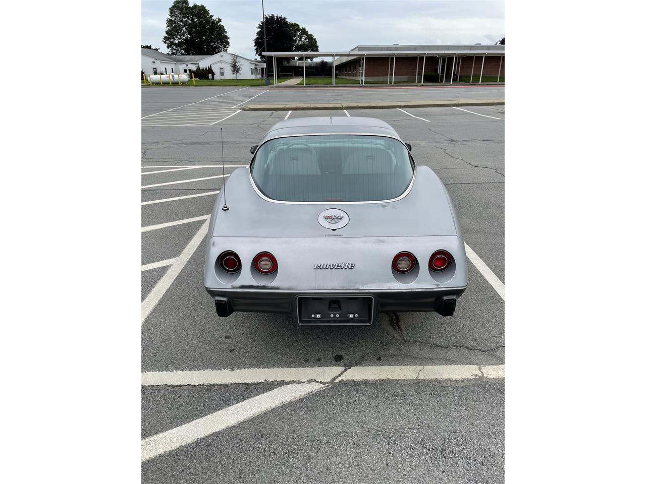 Chevrolet-Corvette-1978-Silver-White-2