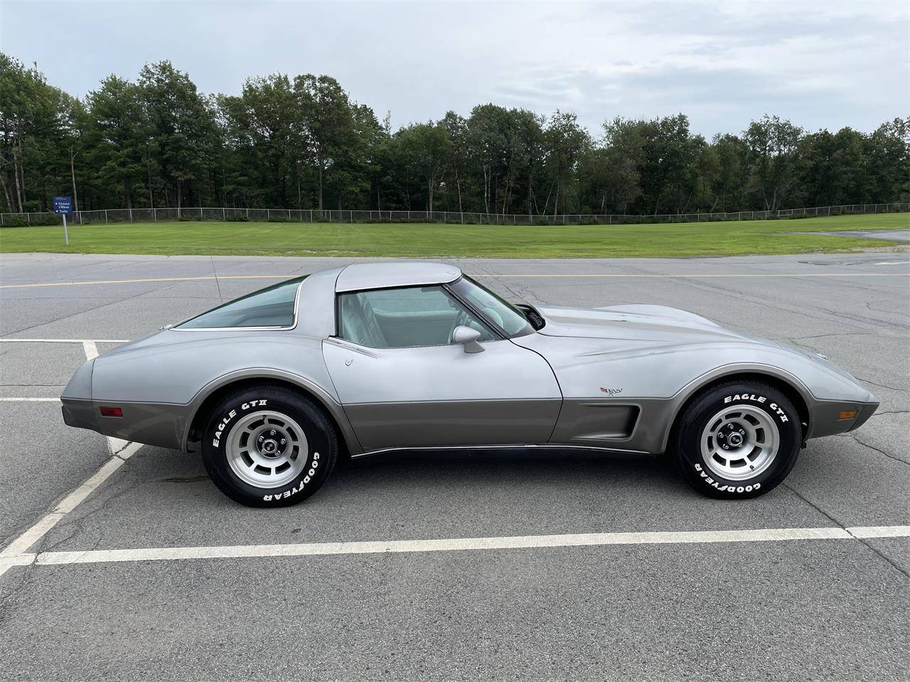 Chevrolet-Corvette-1978-Silver-White