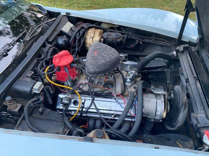 Chevrolet-Corvette-1979-Frost-Blue-Blue-Leather-1