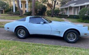 Chevrolet-Corvette-1979-Frost-Blue-Blue-Leather-14
