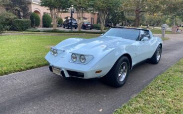 Chevrolet-Corvette-1979-Frost-Blue-Blue-Leather-7