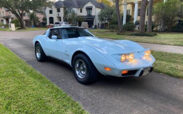 Chevrolet-Corvette-1979-Frost-Blue-Blue-Leather-8