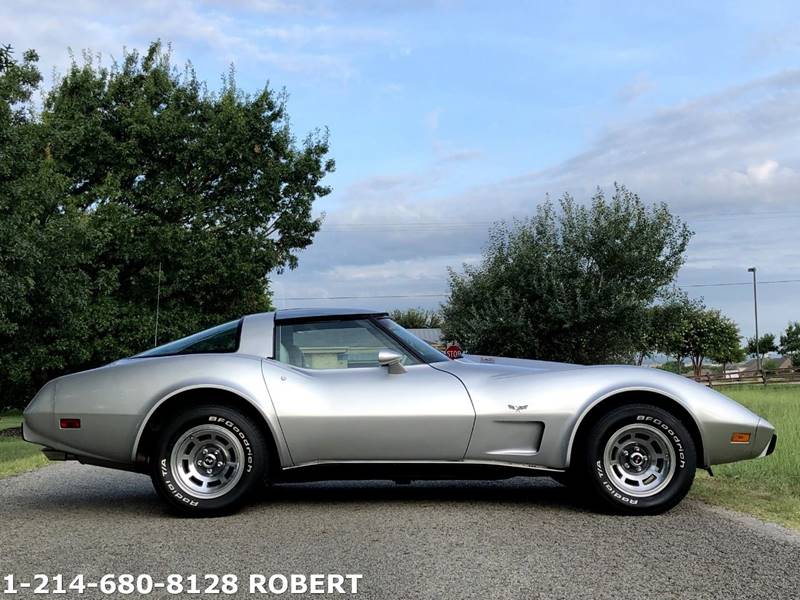 Chevrolet-Corvette-1979-Silver-Beige-11