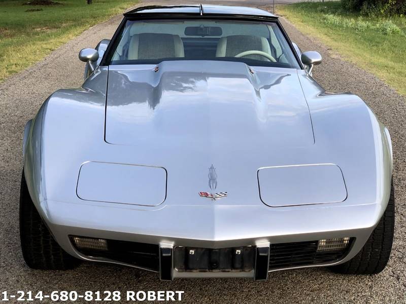 Chevrolet-Corvette-1979-Silver-Beige-2