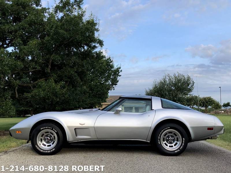 Chevrolet-Corvette-1979-Silver-Beige-7