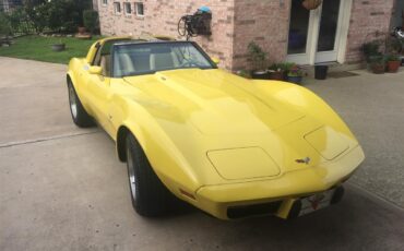 Chevrolet-Corvette-1979-yellow-Tan-6