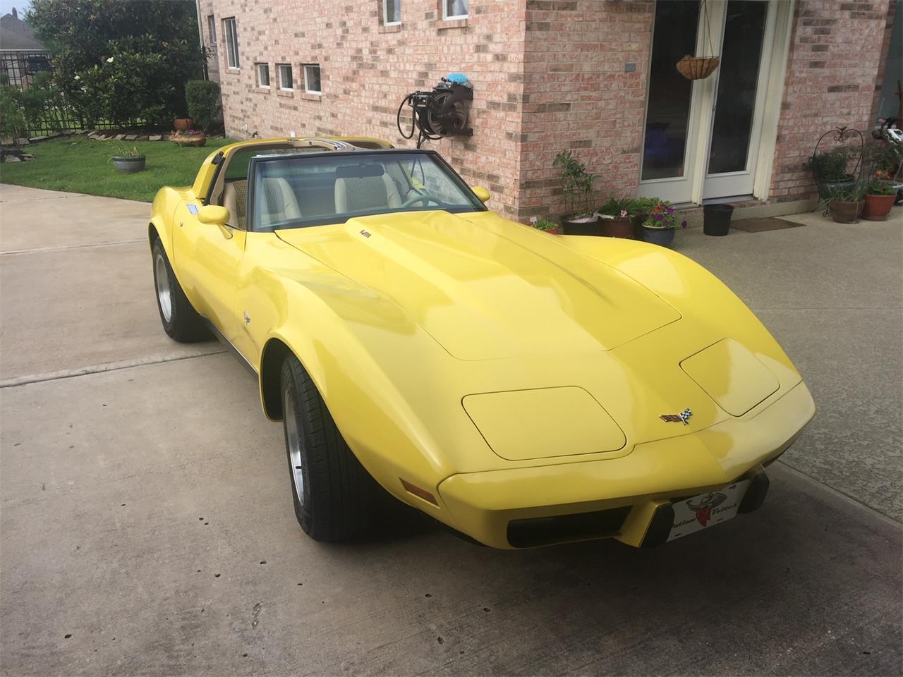 Chevrolet-Corvette-1979-yellow-Tan-6