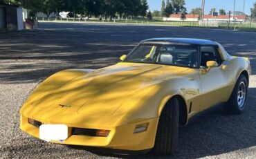 Chevrolet-Corvette-1981-Yellow