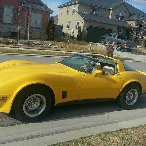 Chevrolet-Corvette-1981-Yellow-Black-6