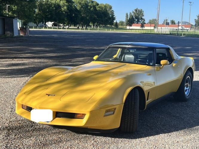 Chevrolet-Corvette-1981-Yellow