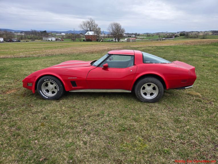 Chevrolet-Corvette-1982-Red-Gray-21