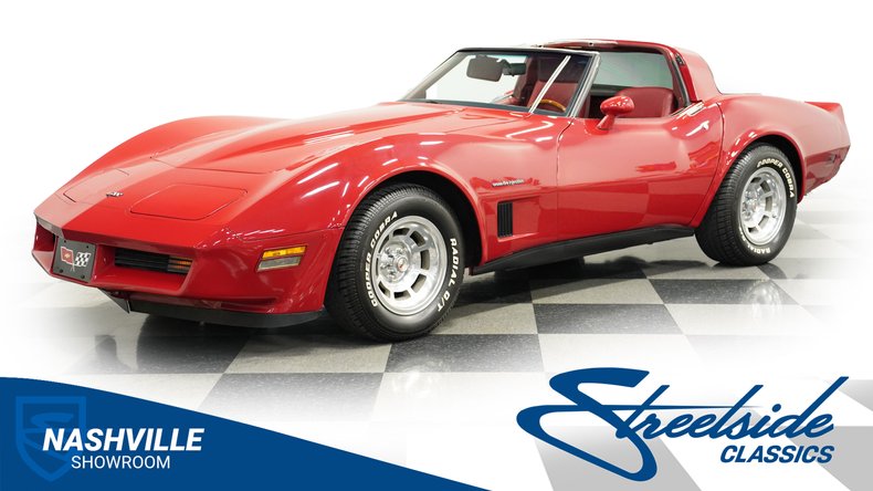 Chevrolet-Corvette-1982-Red-Red-25