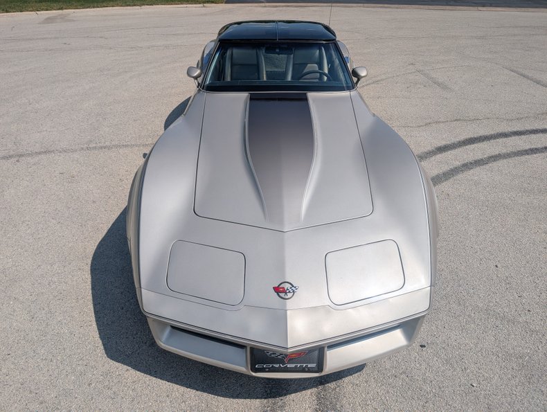 Chevrolet-Corvette-1982-Silver-Beige-Silver-Beige-30