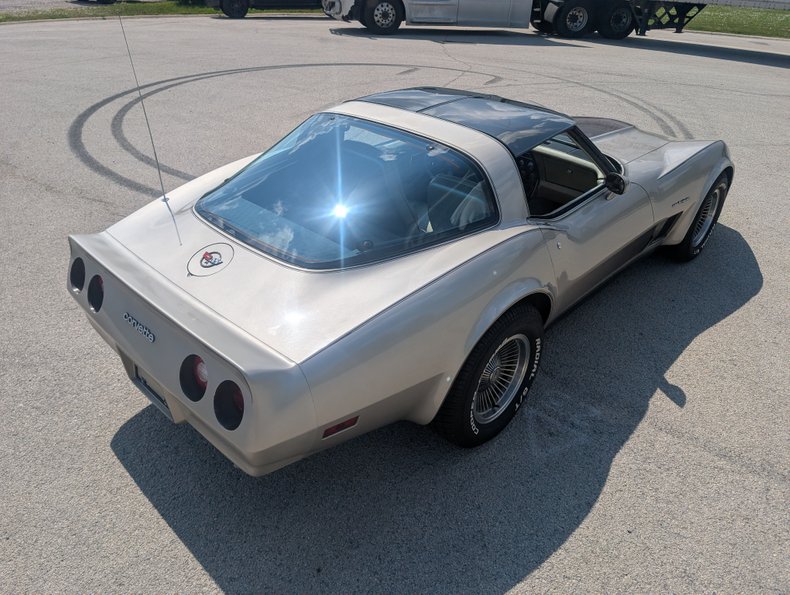 Chevrolet-Corvette-1982-Silver-Beige-Silver-Beige-35