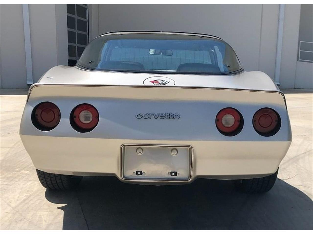 Chevrolet-Corvette-1982-Silver-Beige-silver-beige-leather-4