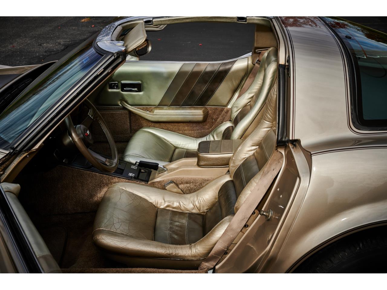 Chevrolet-Corvette-1982-Silver-Beige-silver-beige-leather-8