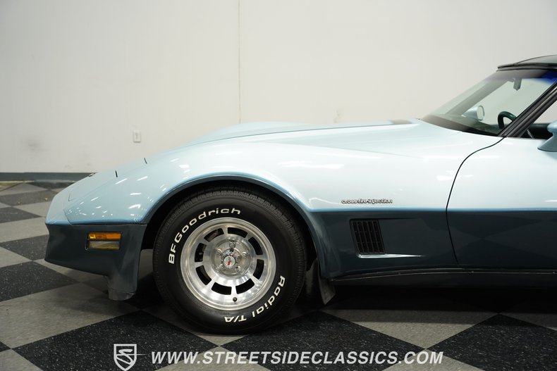 Chevrolet-Corvette-1982-Silver-Blue-Dark-Blue-29