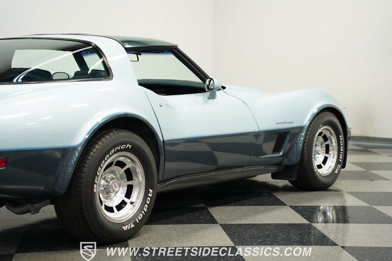 Chevrolet-Corvette-1982-Silver-Blue-Dark-Blue-34
