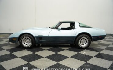 Chevrolet-Corvette-1982-Silver-Blue-Dark-Blue-9