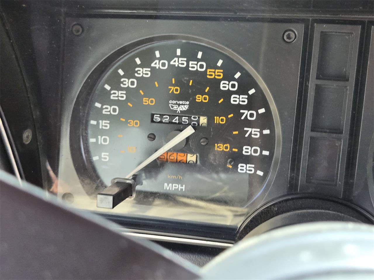 Chevrolet-Corvette-1982-Silver-Green-Grey-8