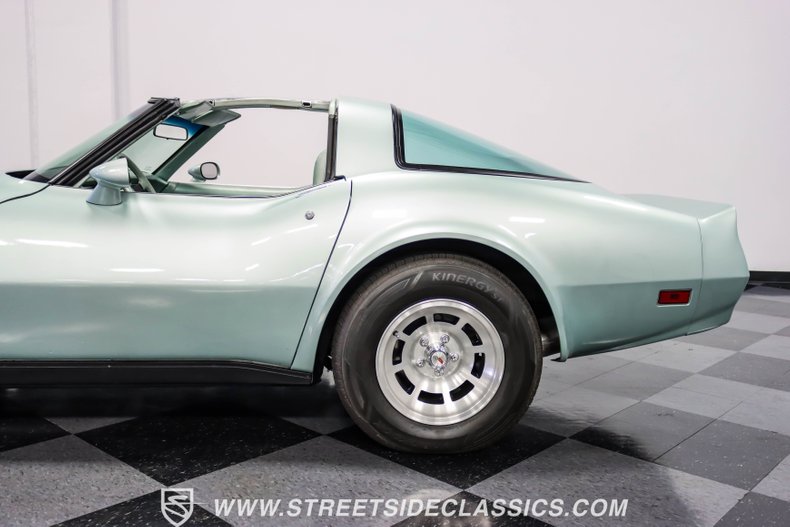 Chevrolet-Corvette-1982-Silver-Green-Silver-Green-11