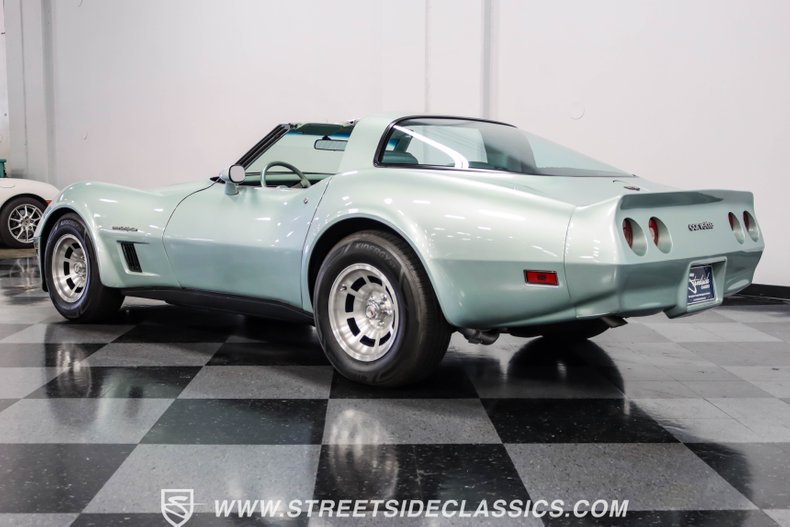 Chevrolet-Corvette-1982-Silver-Green-Silver-Green-18