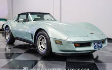 Chevrolet-Corvette-1982-Silver-Green-Silver-Green-26