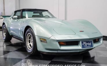 Chevrolet-Corvette-1982-Silver-Green-Silver-Green-27
