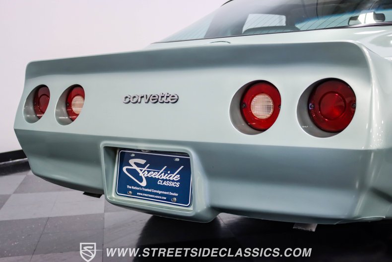 Chevrolet-Corvette-1982-Silver-Green-Silver-Green-33
