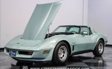 Chevrolet-Corvette-1982-Silver-Green-Silver-Green-43