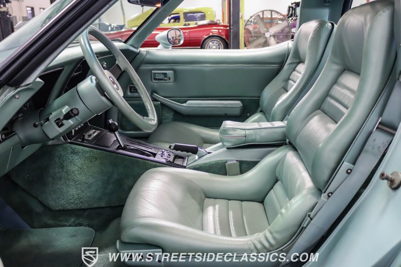 Chevrolet-Corvette-1982-Silver-Green-Silver-Green-6