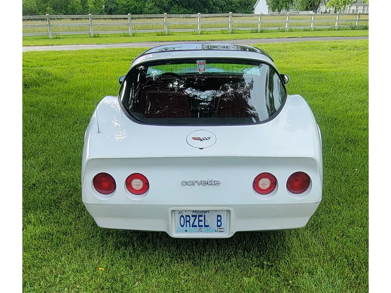 Chevrolet-Corvette-1982-white-red-4