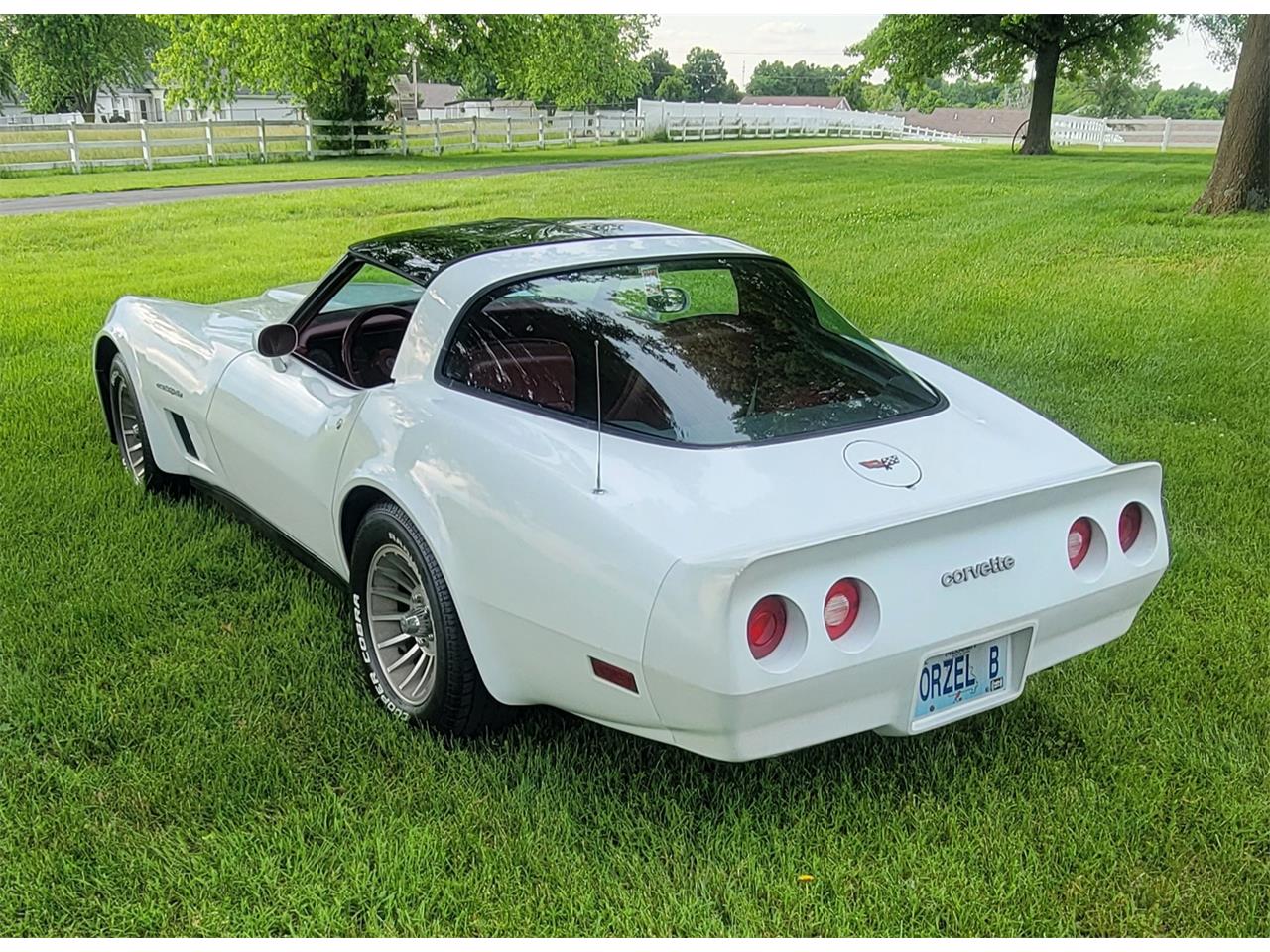 Chevrolet-Corvette-1982-white-red-6