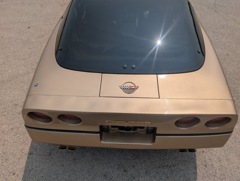Chevrolet-Corvette-1984-Gold-Black-and-Tan-1