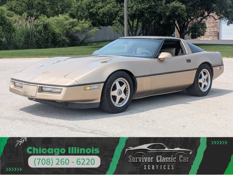 Chevrolet-Corvette-1984-Gold-Black-and-Tan-15