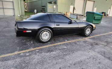 Chevrolet-Corvette-1986-Black-Gray-1