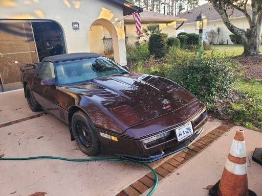 Chevrolet-Corvette-1986-Brown-1