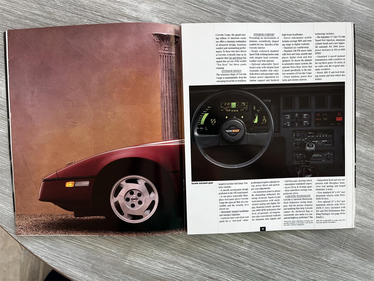 Chevrolet-Corvette-1988-Bright-Red-Black-6