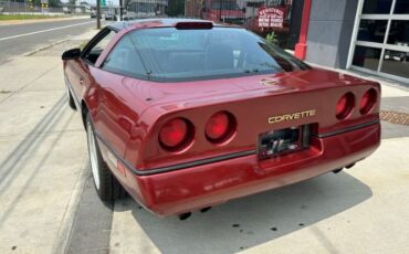 Chevrolet-Corvette-1988-Dark-Red-Metallic-Gray-Leather-29