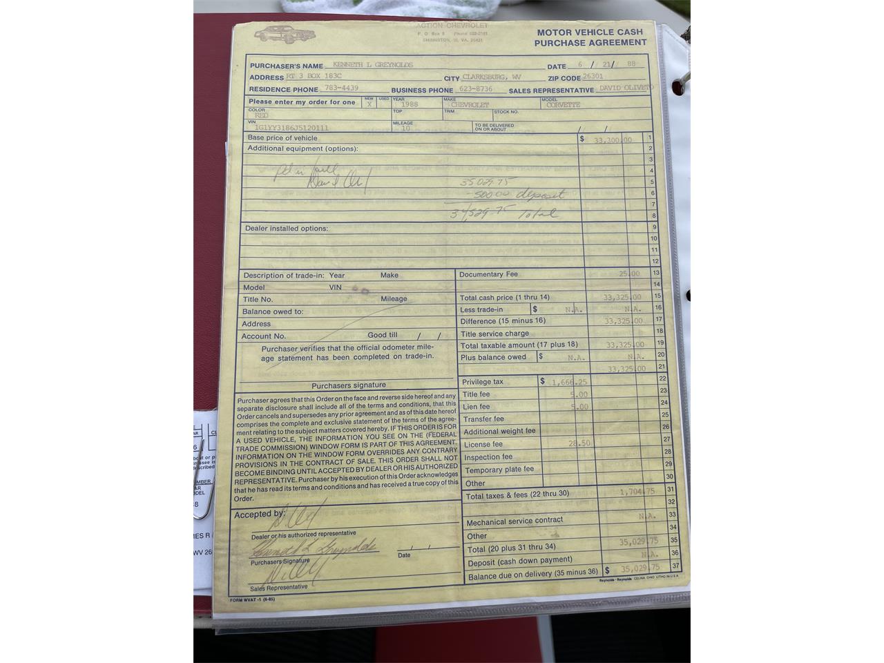Chevrolet-Corvette-1988-Red-Gray-13