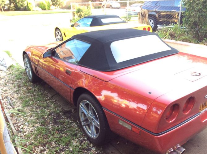 Chevrolet-Corvette-1989-Burgundy-Black-5