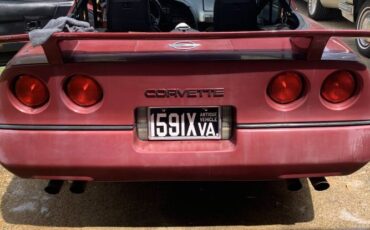 Chevrolet-Corvette-1990-Red-1