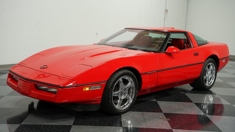 Chevrolet-Corvette-1990-Torch-Red-Bright-Red-1
