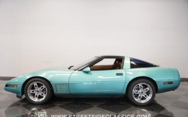Chevrolet-Corvette-1991-Turquoise-Metallic-Cognac-1