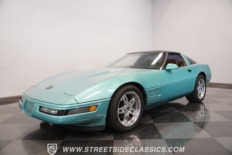 Chevrolet-Corvette-1991-Turquoise-Metallic-Cognac-14