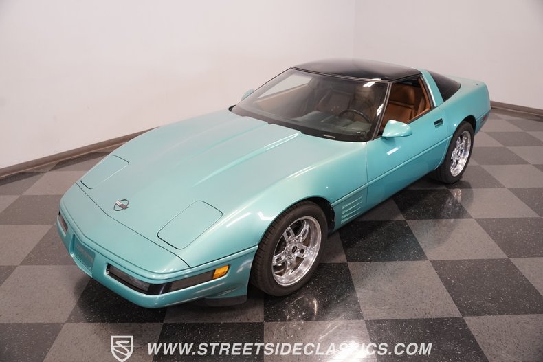 Chevrolet-Corvette-1991-Turquoise-Metallic-Cognac-16